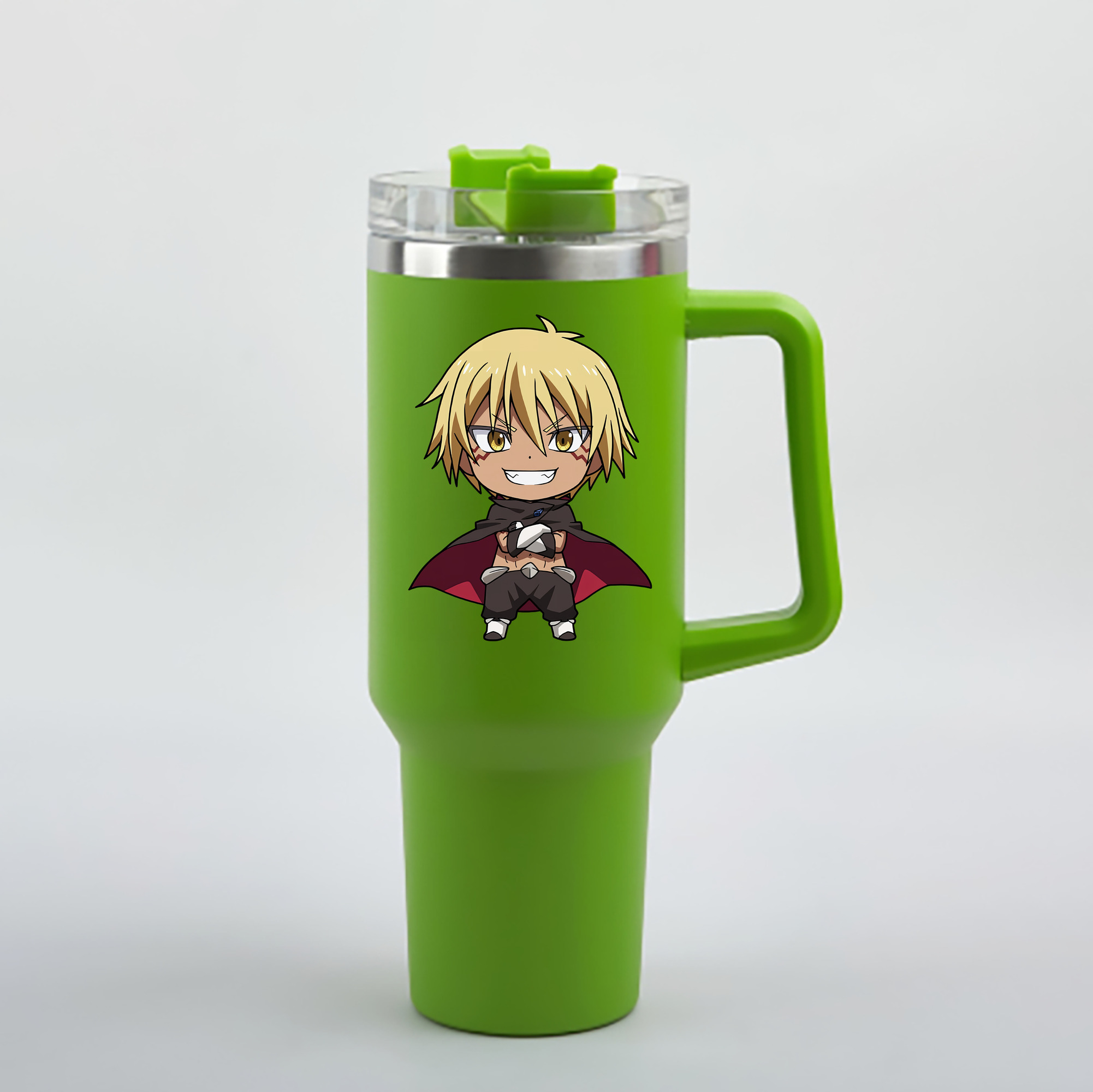 （画像用） 転スラ Regarding Reincarnated to Slime 1200mL車用タンブラー - クリスタルステッカー（プラスチックストロー付き）